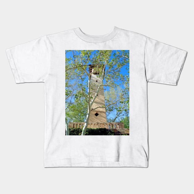 Tlaquepaque Tower Kids T-Shirt by bobmeyers